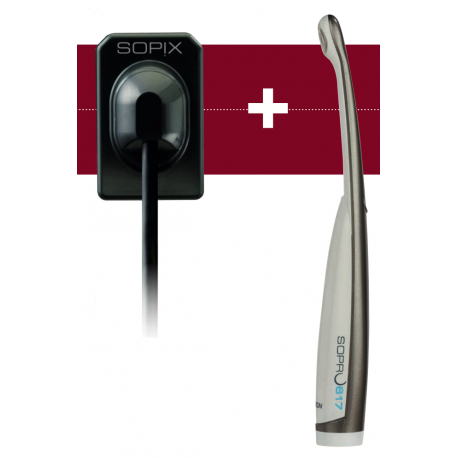 PACK SENSOR INTRAORAL RVG SATELEC SOPIX SD + CAMARA INTRAORAL SOPRO 617