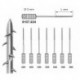 TIRANERVIOS KOMET 11 mm 060 10 ud