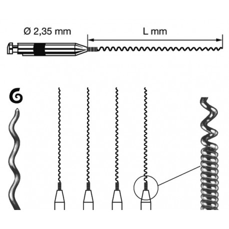 LENTULOS KOMET ca 21 mm 025 4 ud