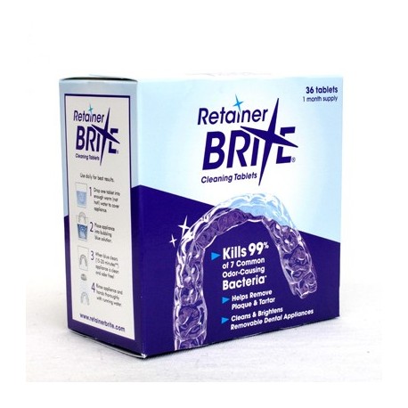 RETAINER BRITE CAJA 36 TRABLETAS