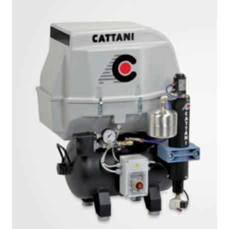 COMPRESOR CATTANI 1 CILINDRO AC 100 Q CON SECADOR 230V50HZ