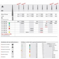 FG D4/6 859-016 FG DIAM. MEDIO 6U.