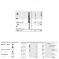 FG 451/6 RAPIDO 848-020 FG DIAM. MEDIO 6U.