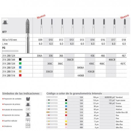 FG 366/6  877-012 FG DIAM. MEDIO 6U.