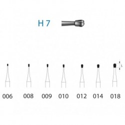 H7.314.006 KOMET carburo clinica 5 ud