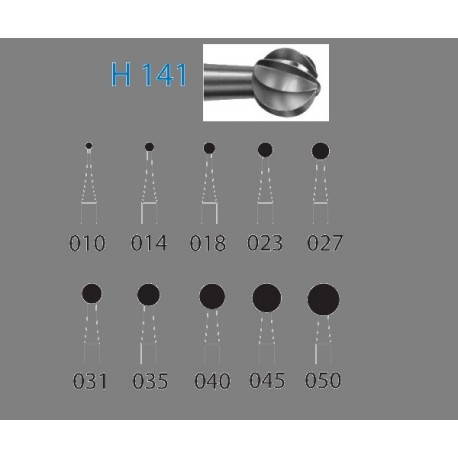 H141.104.014 KOMET carburo clinica cirugia 5 ud