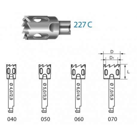 227C.204.060 KOMET acero cirugia