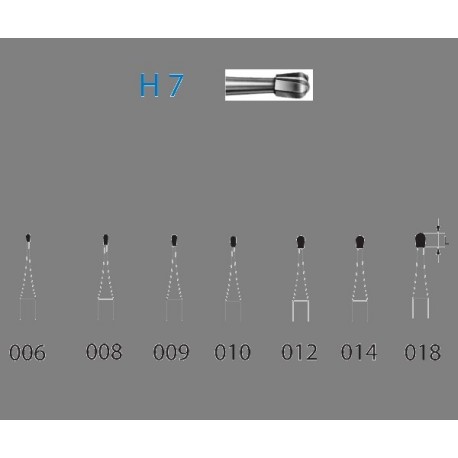 H7.314.009 KOMET carburo clinica 5 ud