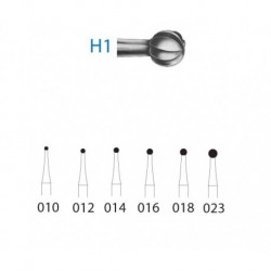 H1.316.012 KOMET carburo clinica cirugia 5 ud