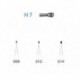 H7.204.010 KOMET carburo clinica 5 ud