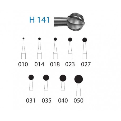 H141.105.027 KOMET carburo clinica cirugia 5 ud