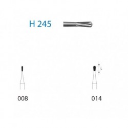 H1.316.012 KOMET carburo clinica cirugia 5 ud