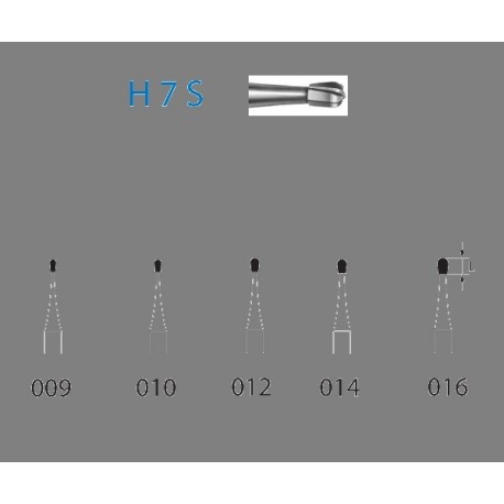 H7S.314.010 KOMET carburo clinica 5 ud