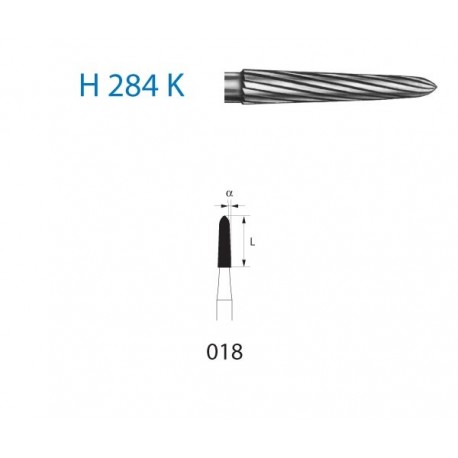 H284K.314.018 KOMET carburo clinica 5 ud