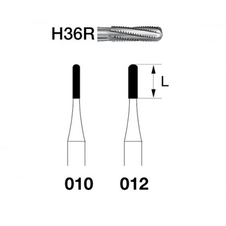 H36R.314.012 KOMET carburo clinica 5 ud