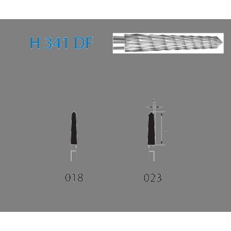 H341DF.314.018 KOMET carburo clinica 5 ud