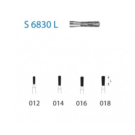 S6830L.314.016 KOMET diamante clinica serie S 5 ud