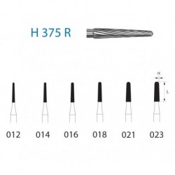 H375R.314.018 KOMET carburo clinica 5 ud