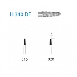 H340DF.314.016 KOMET carburo clinica 5 ud