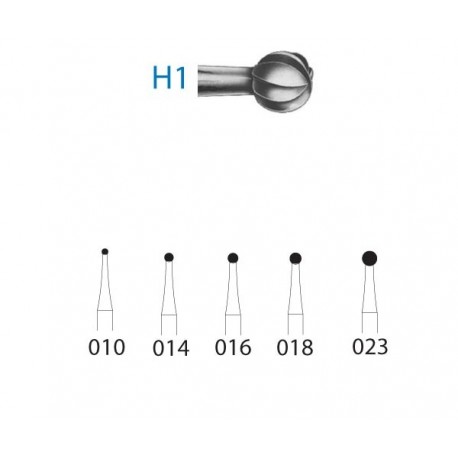 H1.205.016 KOMET carburo clinica 5 ud