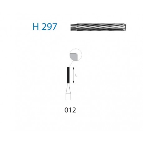 H297.314.O12 KOMET carburo clinica 5 ud