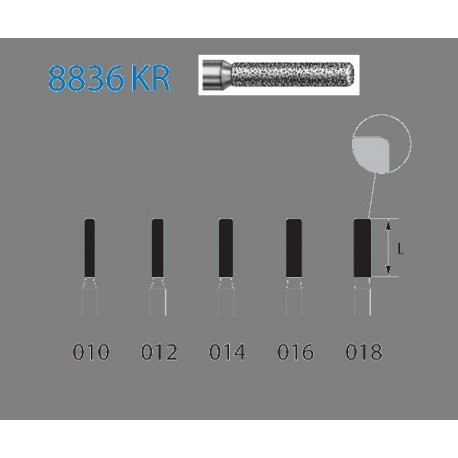 8836KR.314.012 KOMET diamante clinica 5 ud