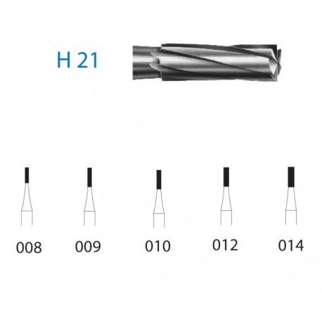 H21.314.010 KOMET carburo clinica 5 ud