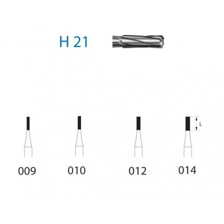 H21L.314.010 KOMET carburo clinica 5 ud