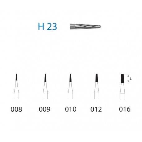 H23.314.010 KOMET carburo clinica 5 ud