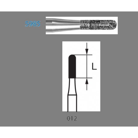 5985.314.012 KOMET diamante clinica 5 ud