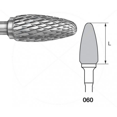 H1.204.014 KOMET carburo clinica 5 ud