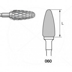 H1.204.016 KOMET carburo clinica 5 ud