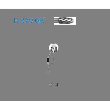 H379GK.314.014 KOMET carburo clinica 5 ud