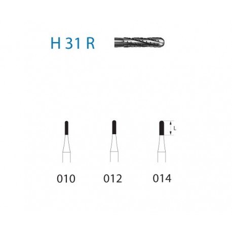 H31R.314.012 KOMET carburo clinica 5 ud