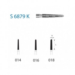 S6879K.314.014 KOMET diamante clinica serie S 5 ud