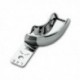 CUBETA LISA ACERO INOX. PERMA-LOCK ASA CON BORDE