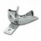 CUBETA PERFORADA ACERO INOX. ASA CON BORDE