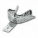 CUBETA PERFORADA ACERO INOX. ASA CON BORDE