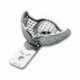 CUBETA PERFORADA ACERO INOX. ASA CON BORDE