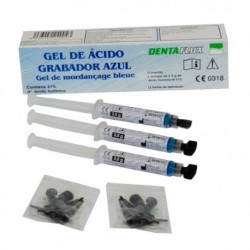 ACIDO ORTOFOSFORICO GEL GRABADOR AZUL 37% JER. 3x3,5gr.