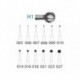 ARCO NITI ESTETICO REDONDO NATURAL FORM/OVOIDE 10uds