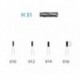 ARCO NITI RECTANGULAR OVOIDE 10uds