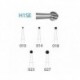 REPOSICION BRACKET METALICO AUTOLIGADO ROTH 5uds