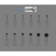 REPOSICION BRACKET METALICO MBT MINI 10uds