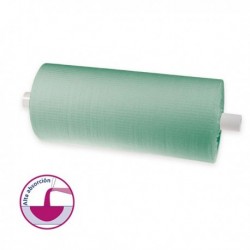 BABERO PAPEL/PLASTICO ROLLO MEDICALINE VERDE 80u.