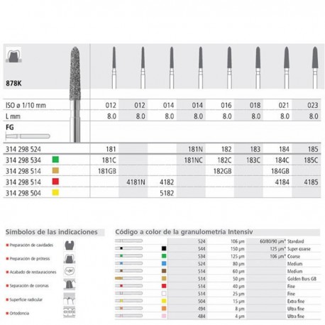 FG 181/6  878K-012 FG DIAM. MEDIO 6U.