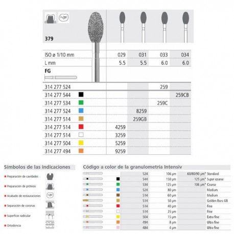 FG 259/6 CB 379-034 FG DIAM. S-GRUESO 6U.