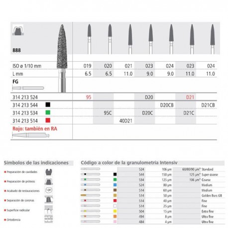 FG 40D21/6 888-021 FG DIAM. FINO 6U.