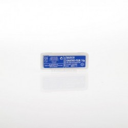 BK123 PAP.ART. GNATHO FILM AZUL TIRAS 20x60mm 50u.