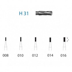 H31.314.012 KOMET carburo clinica 5 ud